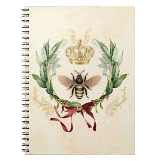 Caderno Espiral Rainha Botânica Moderna Vintage