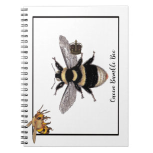 Caderno Espiral Rainha Bumble Bee