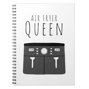 Caderno Espiral Rainha da Air Fryer
