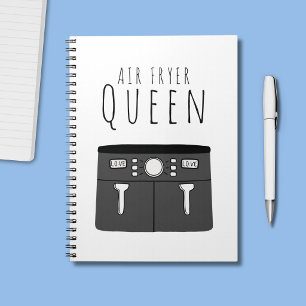 Caderno Espiral Rainha da Air Fryer