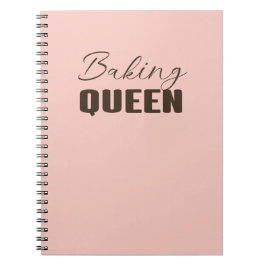 Caderno Espiral Rainha da culinária - amante da panificação