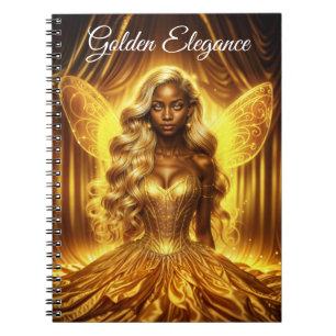 Caderno Espiral Rainha da fantasia majestosa em um reino mágico ou