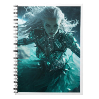 Caderno Espiral Rainha da Nebulosa Esmeralda – Diário de Fantasia 