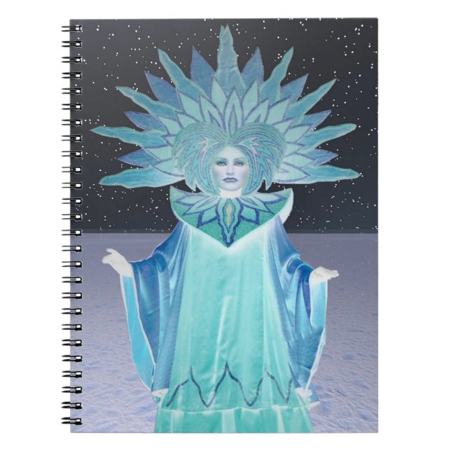 Caderno Espiral Rainha da Neve (Frente)