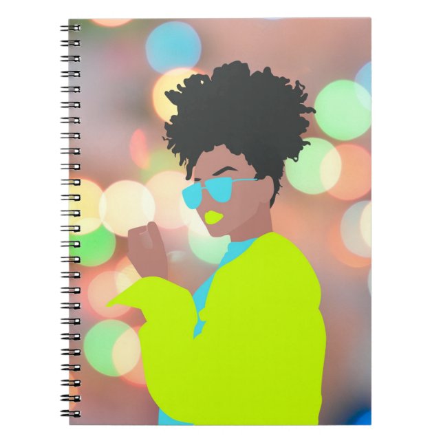 Caderno Espiral Rainha Dançante. (Frente)