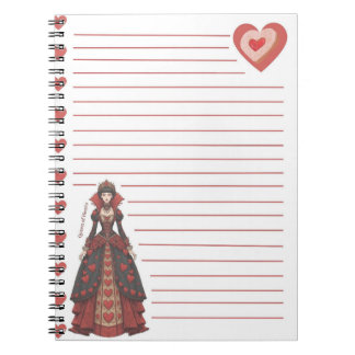 Caderno Espiral Rainha de Copas