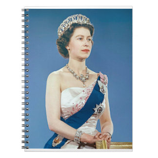 Caderno Espiral rainha elizabeth
