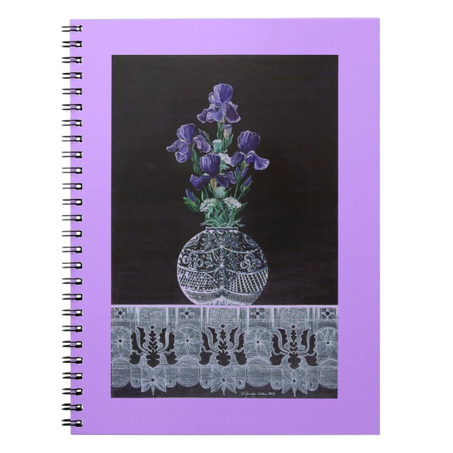 Caderno Espiral Rainha Iris's Lace (Frente)