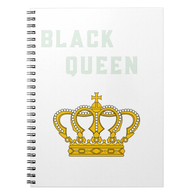 Caderno Espiral rainha negra (Frente)