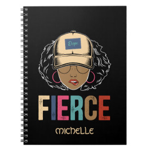 Caderno Espiral Rainha Negra Ferro Mulher negra