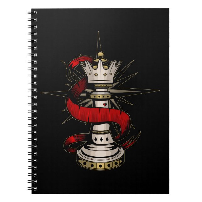 Caderno Espiral Rainha Real (Frente)