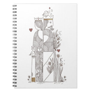 Caderno Espiral Rainha+Rei