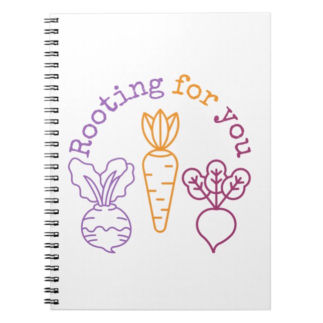 Caderno Espiral Raiz para você (Frente)