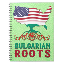 Caderno Espiral Raízes Americanas da Bulgária