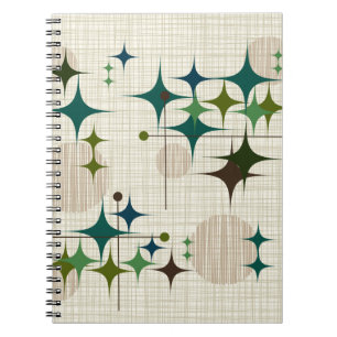 Caderno Espiral Rajadas de Estrelas e Globos 1A