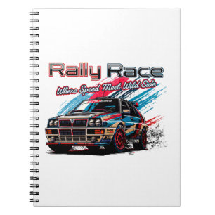 CADERNO ESPIRAL RALLY RACE - QUANDO A VELOCIDADE ENCONTRA O LADO S