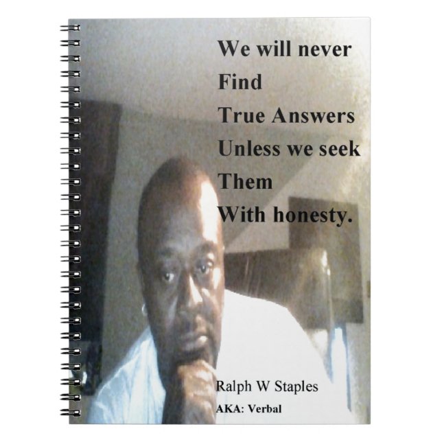 Caderno Espiral Ralph Wisden Staples (Frente)