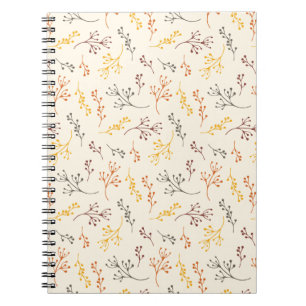 Caderno Espiral Ramificações de outono