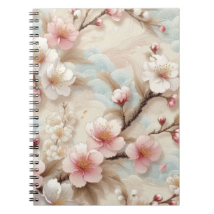 Caderno Espiral Ramificações do Flor da Maçã