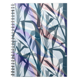Caderno Espiral Ramos de bambu.