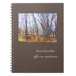 Caderno Espiral Ramos desencapados, nenhum Diário da resistência