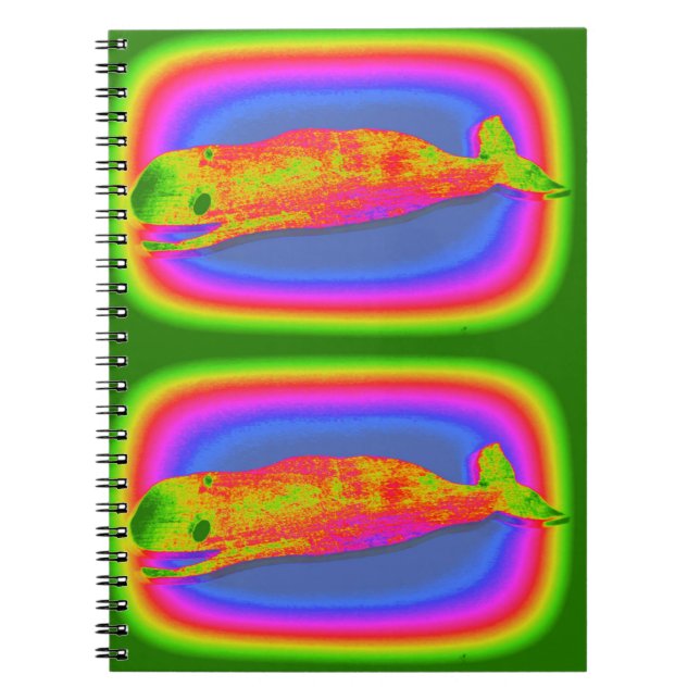 Caderno Espiral rancho de baleias sorridentes (Frente)