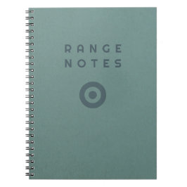 Caderno Espiral Range Notes - Shooting Range Logbook