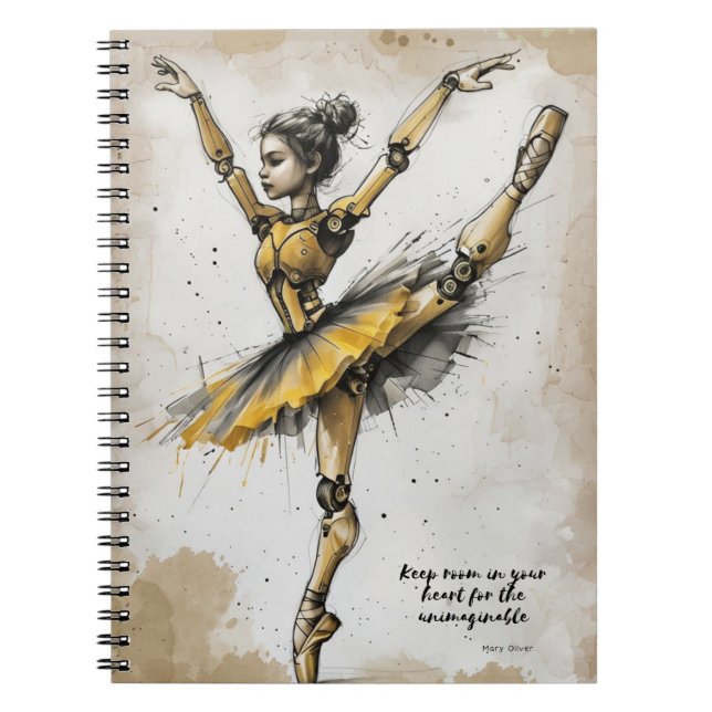 Caderno Espiral Rapariga | Diário para notebook (Frente)