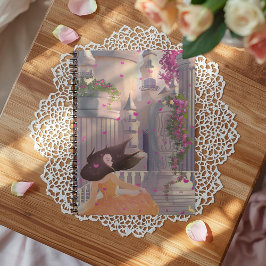 Caderno Espiral Rapariga pelo Castelo Notebook