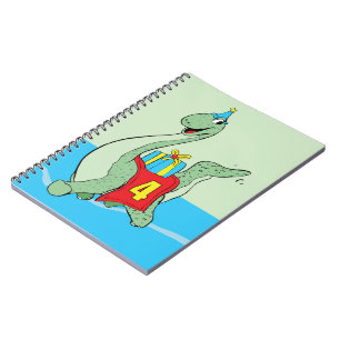 Caderno Espiral Rapaz, Dinossauro do 4º Aniversário