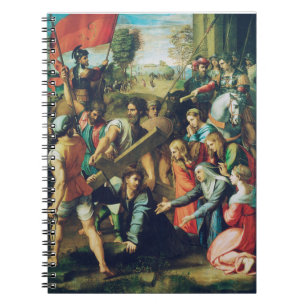 Caderno Espiral Raphael Spasimo Christ Caindo Sob a Cruz Arte