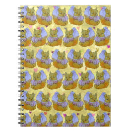 Caderno Espiral Raposa chamada Dice