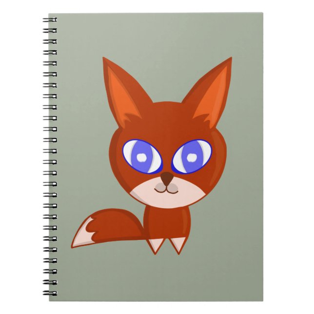 Caderno Espiral Raposa Pequena (Frente)