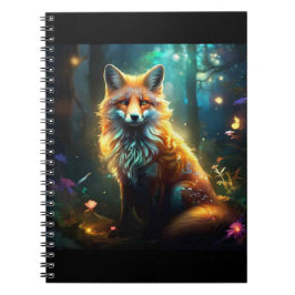 Caderno Espiral Raposa sofisticada