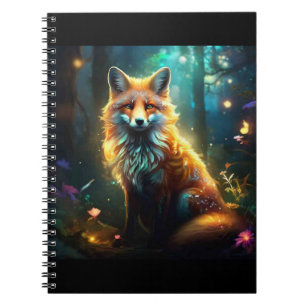 Caderno Espiral Raposa sofisticada