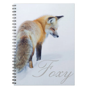 Caderno Espiral Raposa Vermelha no Inverno
