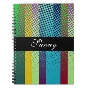 Caderno Espiral Rascunhos Pontilhados Padrão + suas ideias