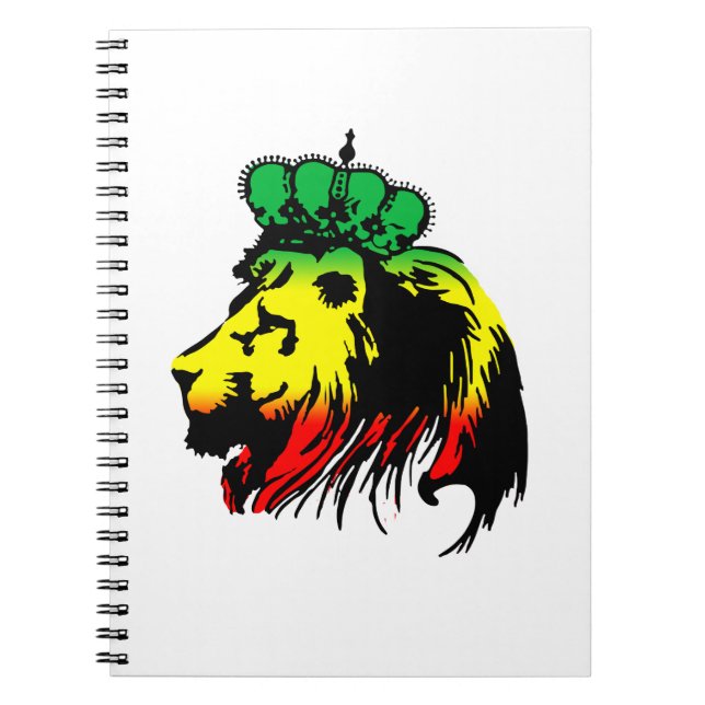Caderno Espiral Rasta Leão de Judah (Frente)