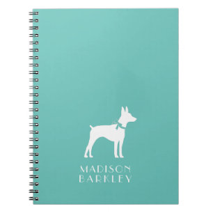 Caderno Espiral Rat Terrier Dog Puppy