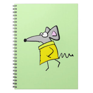 Caderno Espiral Rato no Passeio