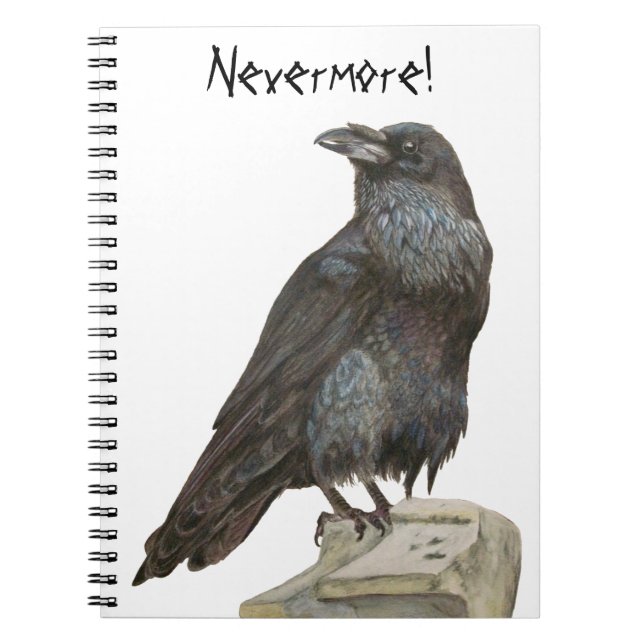 Caderno Espiral Raven (Frente)
