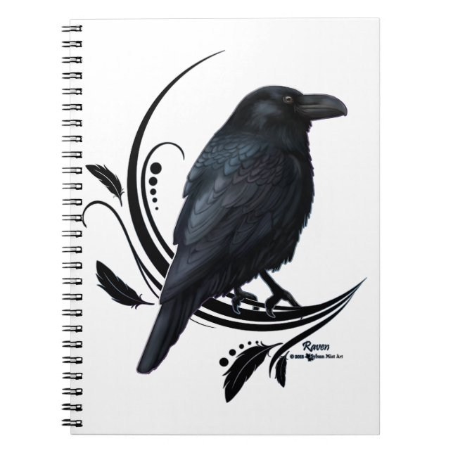 Caderno Espiral Raven (Frente)