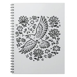 Caderno Espiral Raven of Transformation