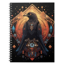 Raven Totem, notebook Spirit Crow