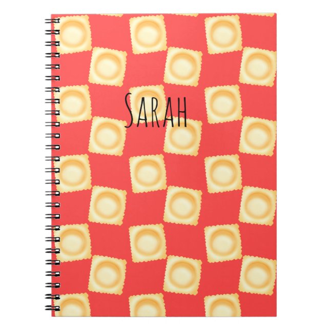 Caderno Espiral Ravioli Delicious Pasta (Frente)