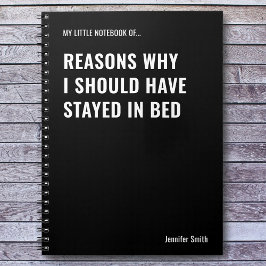 Caderno Espiral Razões Por Que Eu Deveria Ter Uma Citação Engraçad