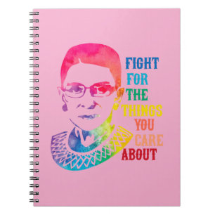 Caderno Espiral RBG Luta Pelas Coisas Que Você Se Importa