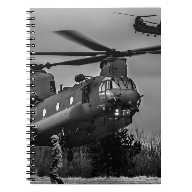 Caderno Espiral Reabastecimento de Chinook (Frente)