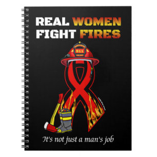 CADERNO ESPIRAL REAL WOMEN FIGHT FIRES