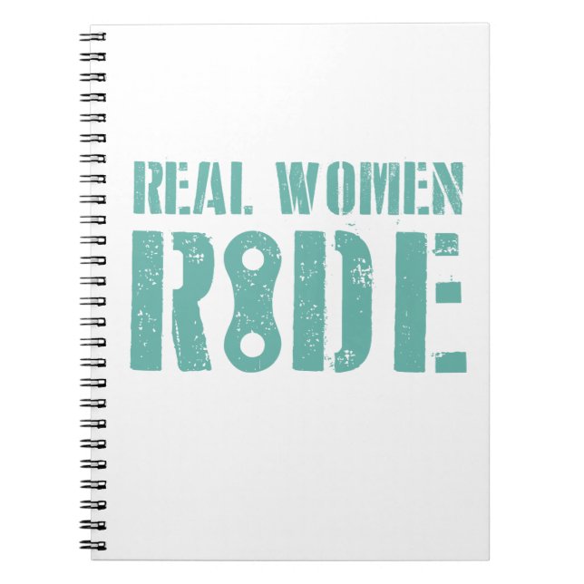 Caderno Espiral Real Women Ride (Frente)
